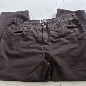 Men's Stooker Brown Denim Wide Leg Jeans size 38